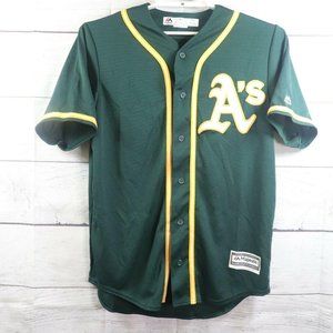 Majestic Mens Size M Oakland Athletics Coolbase